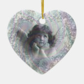 May Guardian Angels beobachtet dich Keramik Ornament (Vorne)