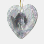 May Guardian Angels beobachtet dich Keramik Ornament (Links)