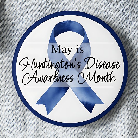 May Huntington's Disease Awareness Monat Button