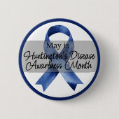 May Huntington's Disease Awareness Monat Button (Vorderseite)