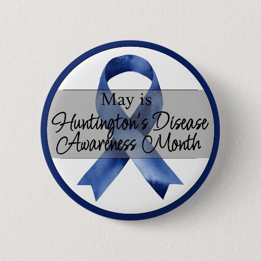 May Huntington's Disease Awareness Monat Button (Vorderseite)