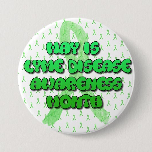 May is Lyme Disease Awareness Month Button (Vorderseite)