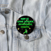May is Lyme Disease Awareness Month Button (Beispiel)