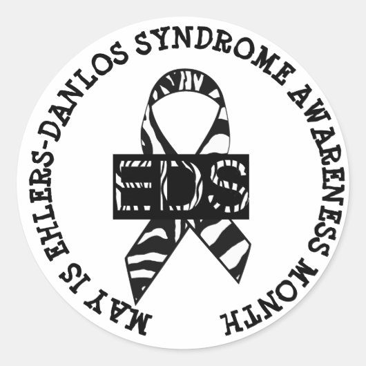 May ist das Ehlers-Danlos-Syndrom Month Stickers (Vorderseite)