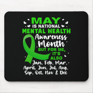 May ist der Monat, in dem Mens für psychische Gesu Mousepad