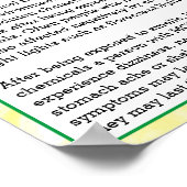 May ist ein multiples chemisches Sensibilitätsbewu Poster (Ecke)