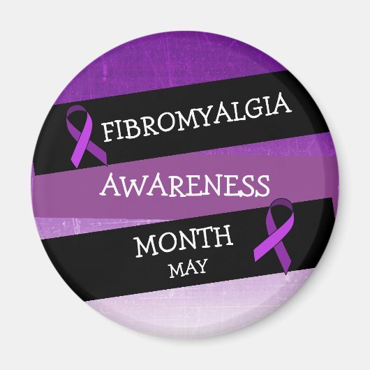 May ist Fibromalgia Awareness Month Magnet (Vorne)