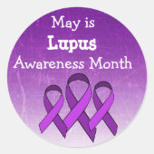 May ist Lupus Awareness Stickers (Vorderseite)