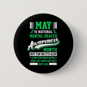 May ist National Mental Health Awareness Montag Po Button
