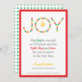 May Jobe your Gift Christmas Card