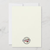 May Kroning Jungfrau Mary Religious Pink Roses Einladung (Rückseite)