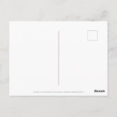 May Month Blume Lily of the Valley Hawthorn Extrav Postkarte (Rückseite)