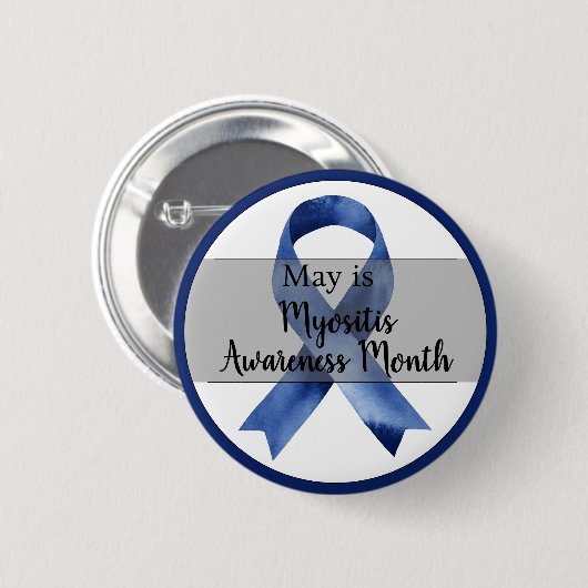 May Myositis Awareness Montag Button (Vorne & Hinten)