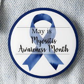 May Myositis Awareness Montag Button