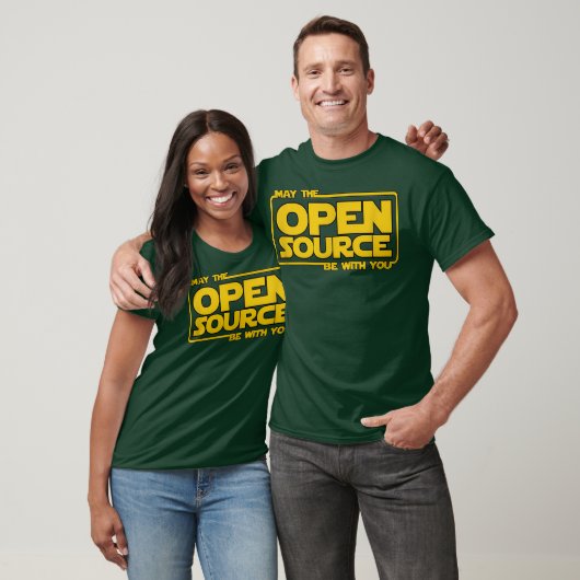 May Open Source Programmierung lustige devops linu T-Shirt (Unisex)