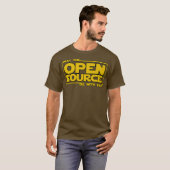 May Open Source Programmierung lustige devops linu T-Shirt (Vorne ganz)