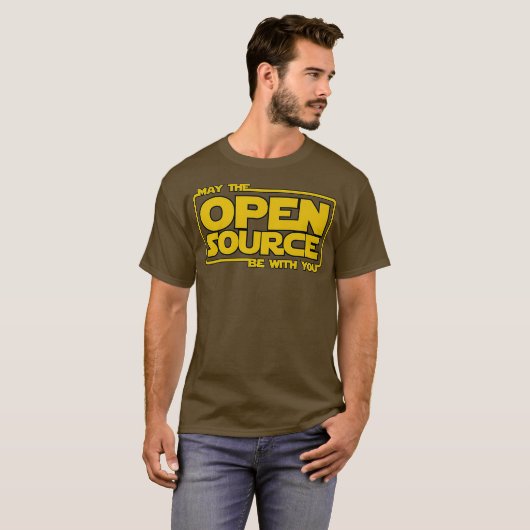 May Open Source Programmierung lustige devops linu T-Shirt (Vorne ganz)