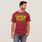 May Open Source Programmierung lustige devops linu T-Shirt (Vorne ganz)