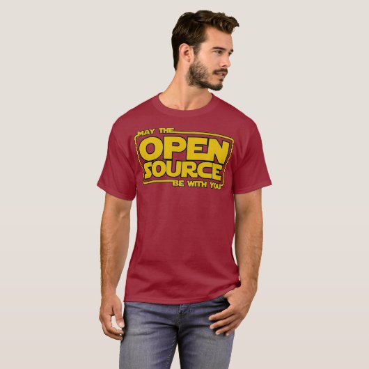 May Open Source Programmierung lustige devops linu T-Shirt (Vorne ganz)