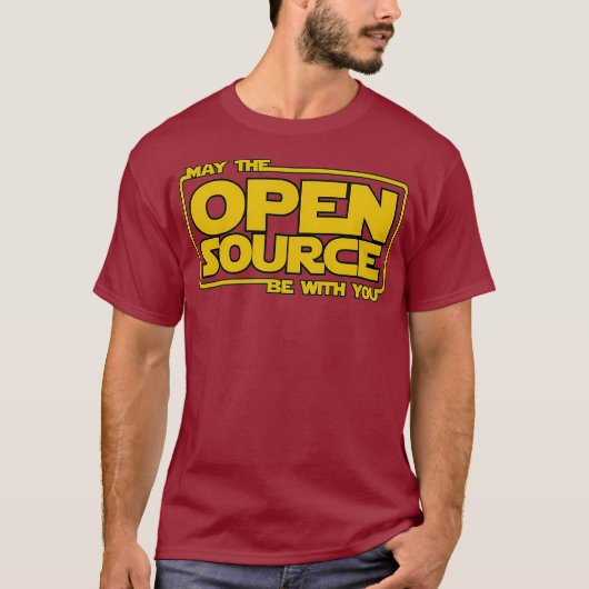 May Open Source Programmierung lustige devops linu T-Shirt (Vorderseite)