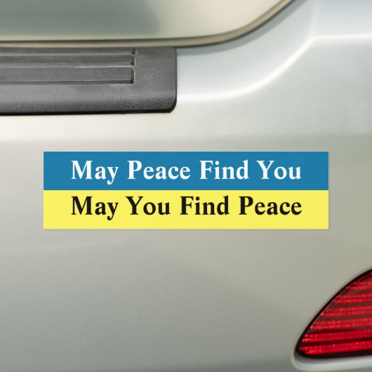 May Peace Find Autoaufkleber (Auf Auto)