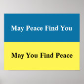 May Peace Find Poster (Vorne)
