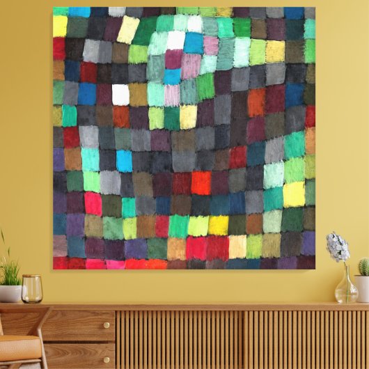May Picture (1925) Paul Klee Canvas Print Leinwanddruck (Insitu (Wohnzimmer))