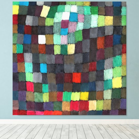 May Picture (1925) Paul Klee Canvas Print Leinwanddruck (Insitu (Holzboden))