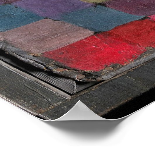 May Picture, von Paul Klee, 1925 Poster (Ecke)