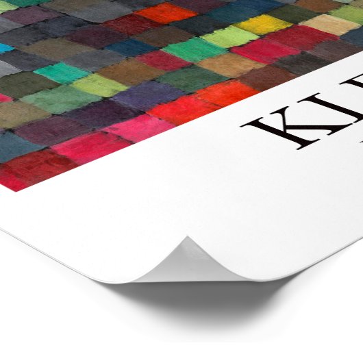 May Picture von Paul Klee Poster (Ecke)