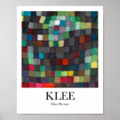 May Picture von Paul Klee Poster (Vorne)
