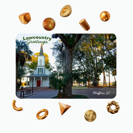 May River Chapel Palmetto Bluffton SC Magnet