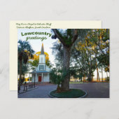 May River Chapel Palmetto Bluffton SC Postkarte (Vorne/Hinten)