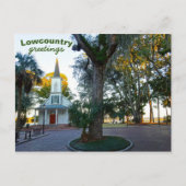 May River Chapel Palmetto Bluffton SC Postkarte (Vorderseite)