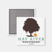 May-River-Logo-Magnet Magnet (Vorderseite/Rückseite)