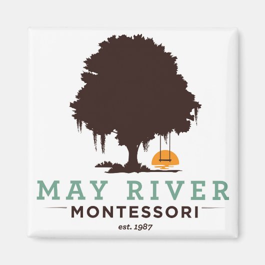 May-River-Logo-Magnet Magnet (Vorne)