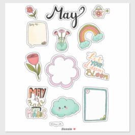 May Sticker Sheet – Fresh & Bright