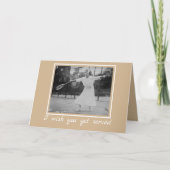 May Sutton spielt Tennis Karte (Vorderseite)