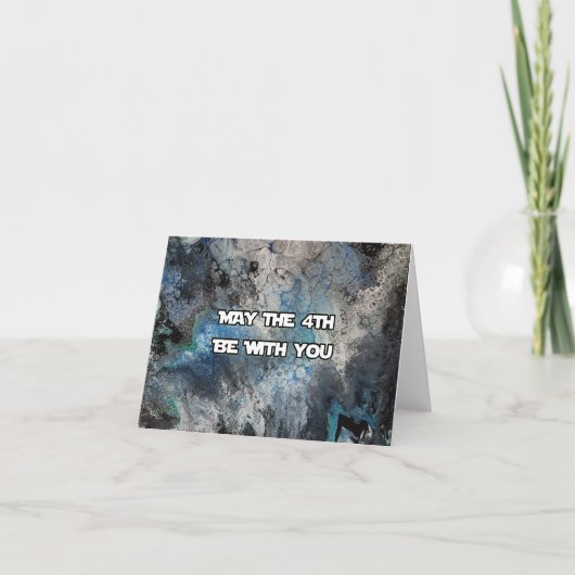 May The 4th Be With You Karte (Vorderseite)