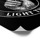 May The Bridges I Burn Light The Way Motivational  Poster (Ecke)