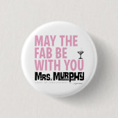 May the FAB be with you - pin Button (Vorderseite)