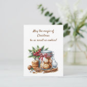 🍪 ✨ May the Magic of Christmas Be as Sweet as Coo Einladung (Stehend Vorderseite)