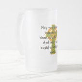 May the segessings outnumber - Irish Quote Mattglas Bierglas (Vorderseite Links)