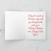 May the Wonder of Christmas Stay with you all year Karte (Innenseite)