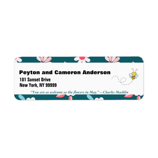 May Themed Personalisiert Address (Vorne)