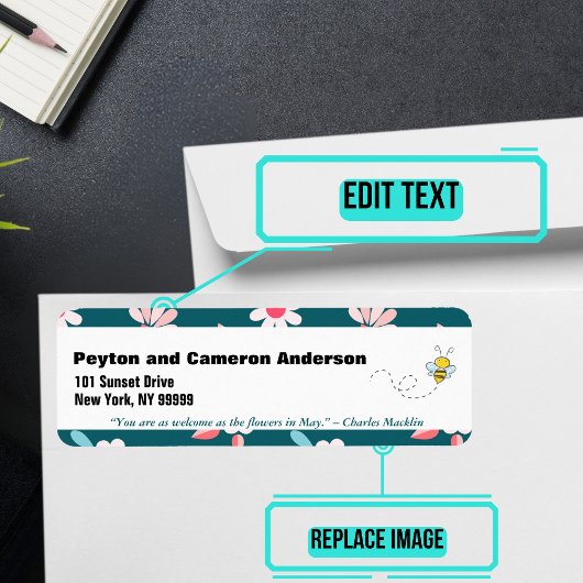 May Themed Personalisiert Address