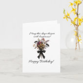 May this day whisper karte (Gelbe Blume)