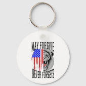 May verzeihen, vergisst den Löwen-Schlüsselanhänge Schlüsselanhänger (Rückseite)