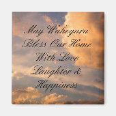 May Waheguru segne unseren Zuhause-Magneten Magnet (Vorne)