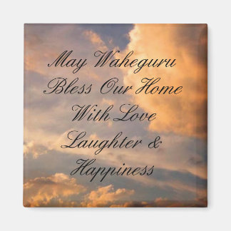 May Waheguru segne unseren Zuhause-Magneten Magnet
